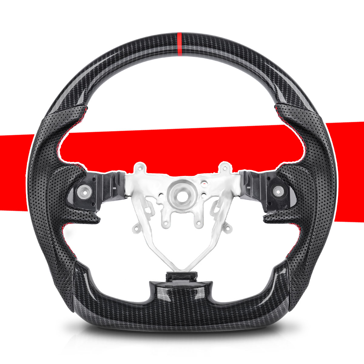 Car Accessories For Steering Wheel - Hydro Print Car Carbon Fiber Steering