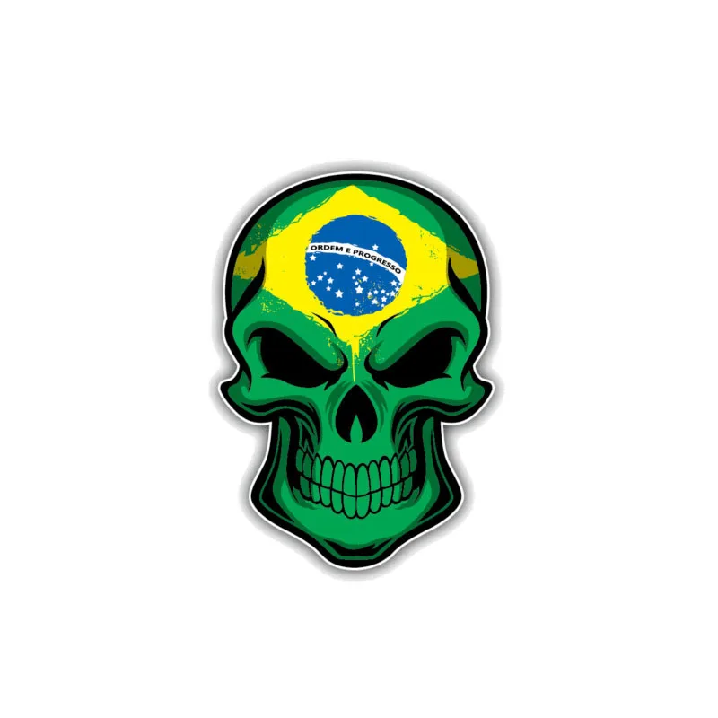 Car Accessories Usa - Creative Reflective Car Sticker Brazil Flag