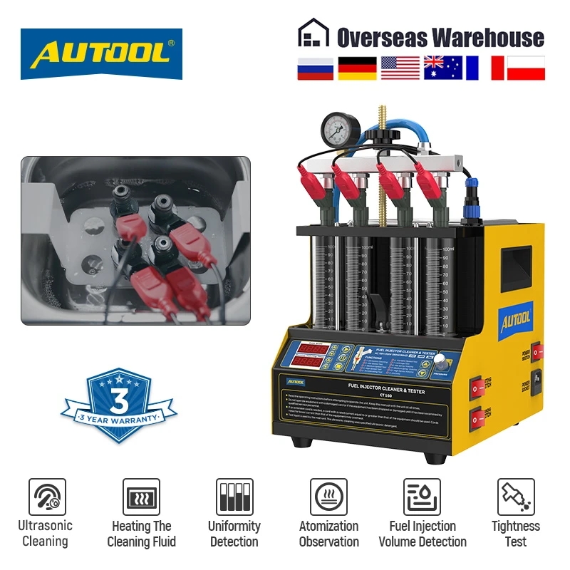 Fuel Injector Cleaner - ﻿ AUTOOL 4 Cylinder Car Fuel