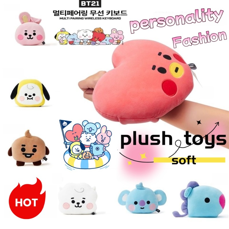 Car Accessories Toy - BT21 Face-Shaped Pillow Cute Fashion Cartoon