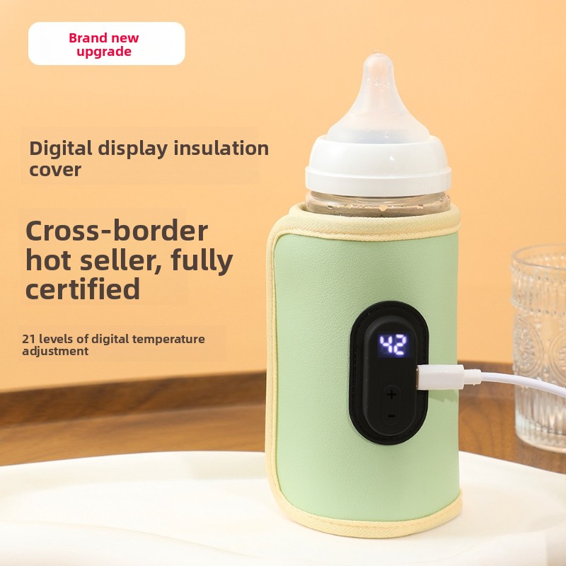 Car Accessories For Elderly - Portable Digital Display Baby Bottle Warmer