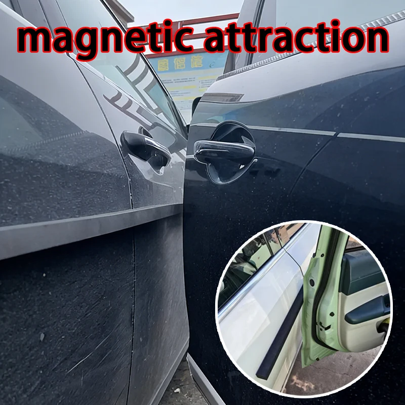 Car Door Handle Protector - Door opening magnetic anti-collision strip protection