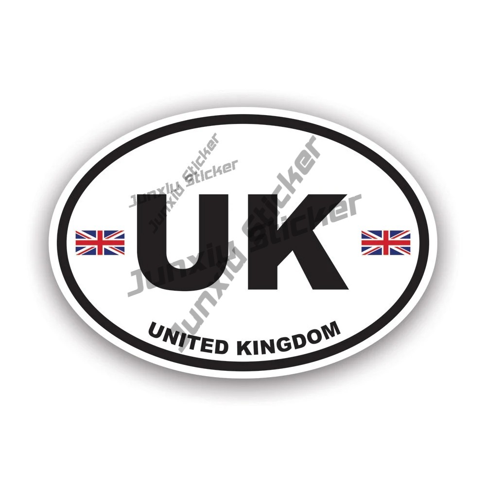 Car Accessories Uk - United Kingdom Oval Uk Sticker Britain