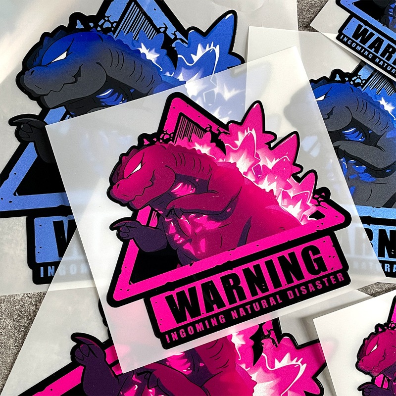 Car Accessories Toy - Hot Selling Car Stickers Monsters Godzilla