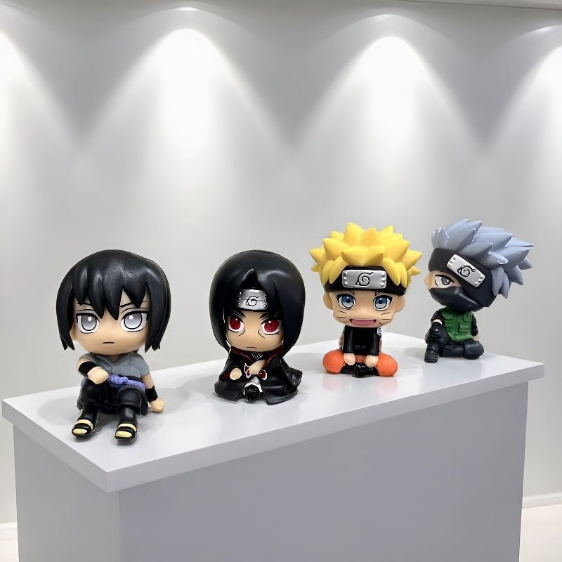 Car Accessories Toy - NARUTO cartoon cute figurine model kawaii