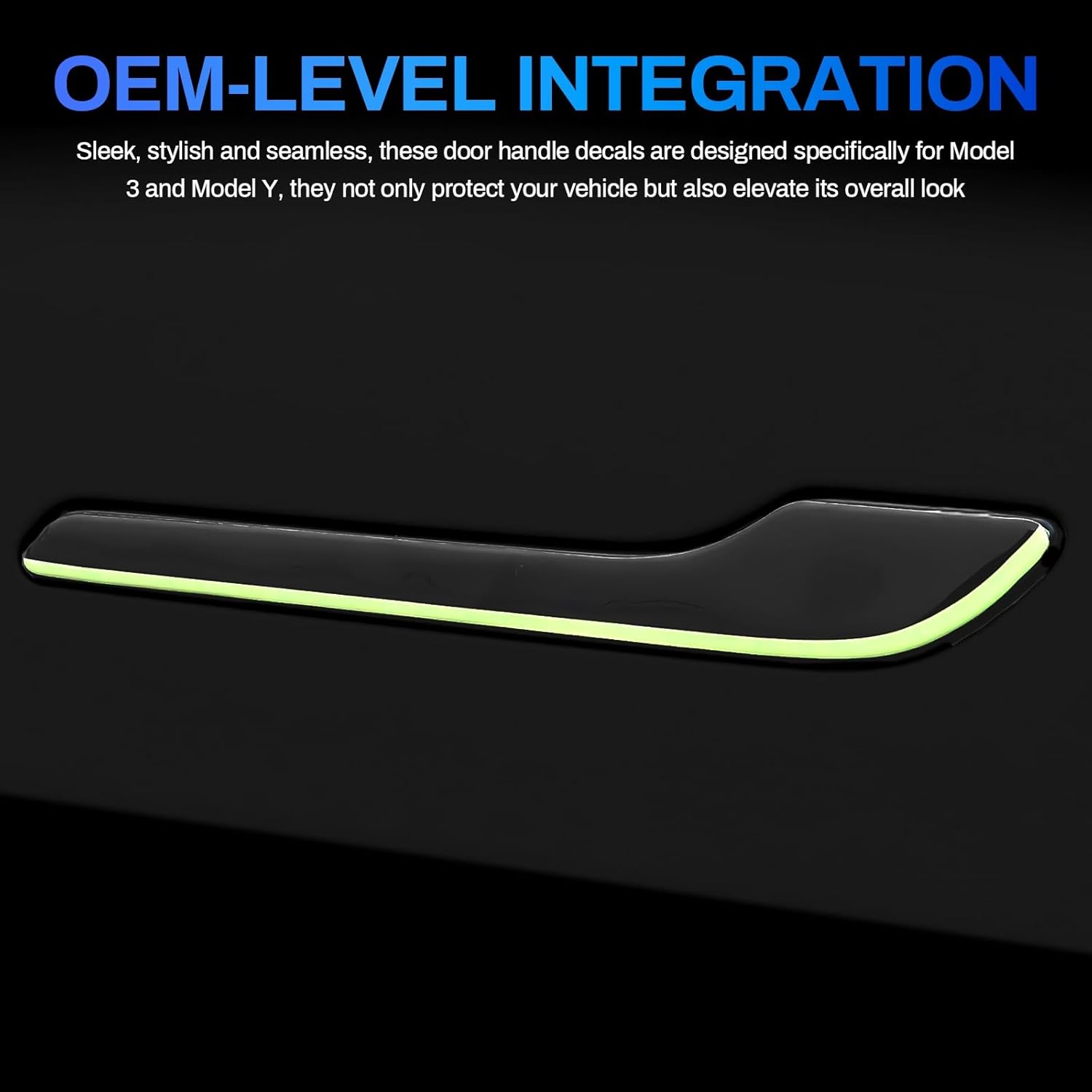 For Tesla Car Sticker Model 3  - Car Door Handle Protector 评论和价格