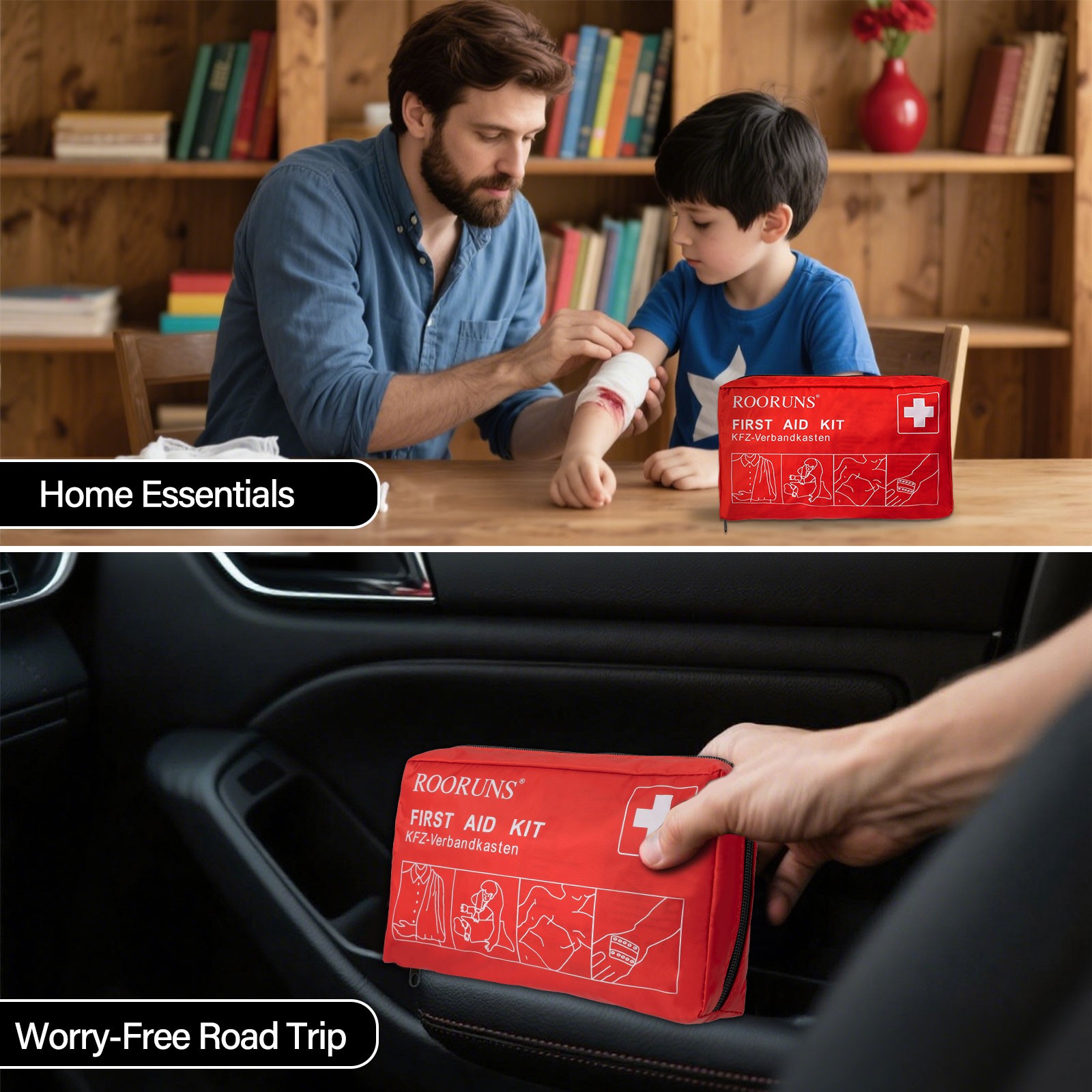 Travel Essentials First Aid Ki - Car Accessories For Elderly 评论和价格