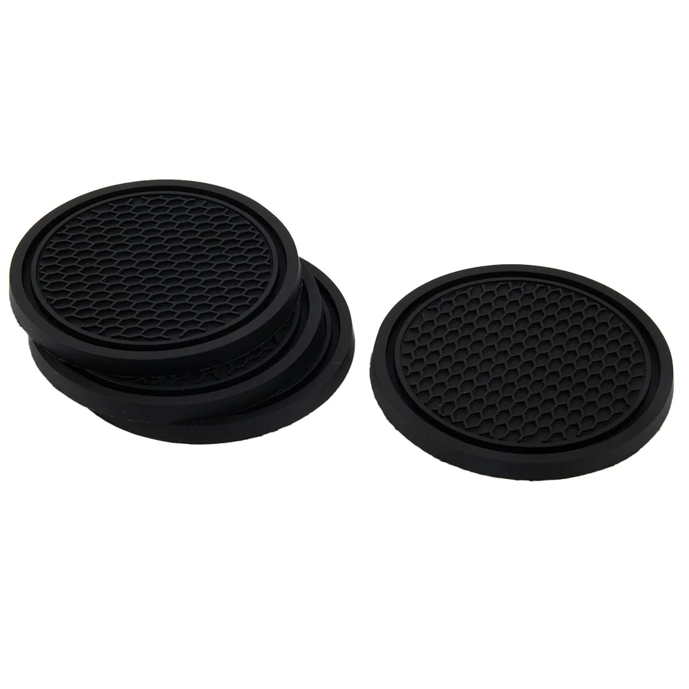 4pcs Car Coaster Non-Slip Sili - Car Accessories Unique 评论和价格