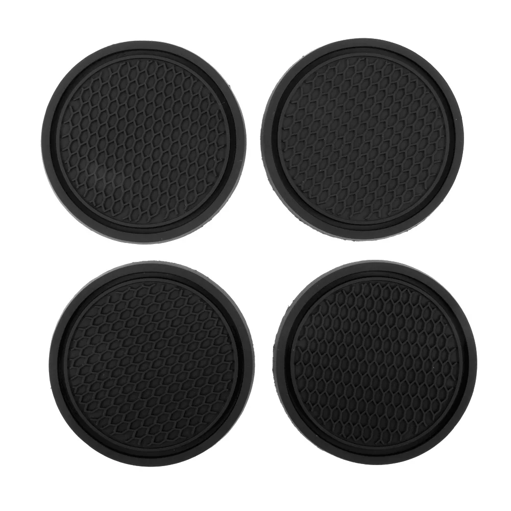 4pcs Car Coaster Non-Slip Sili - Car Accessories Unique 评论和价格