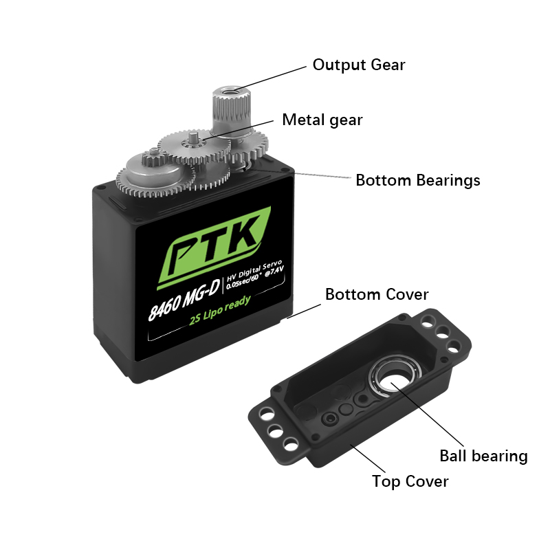 PTK 8460 MG-D9gDigital servo M - D.A.D Car Accessories 评论和价格