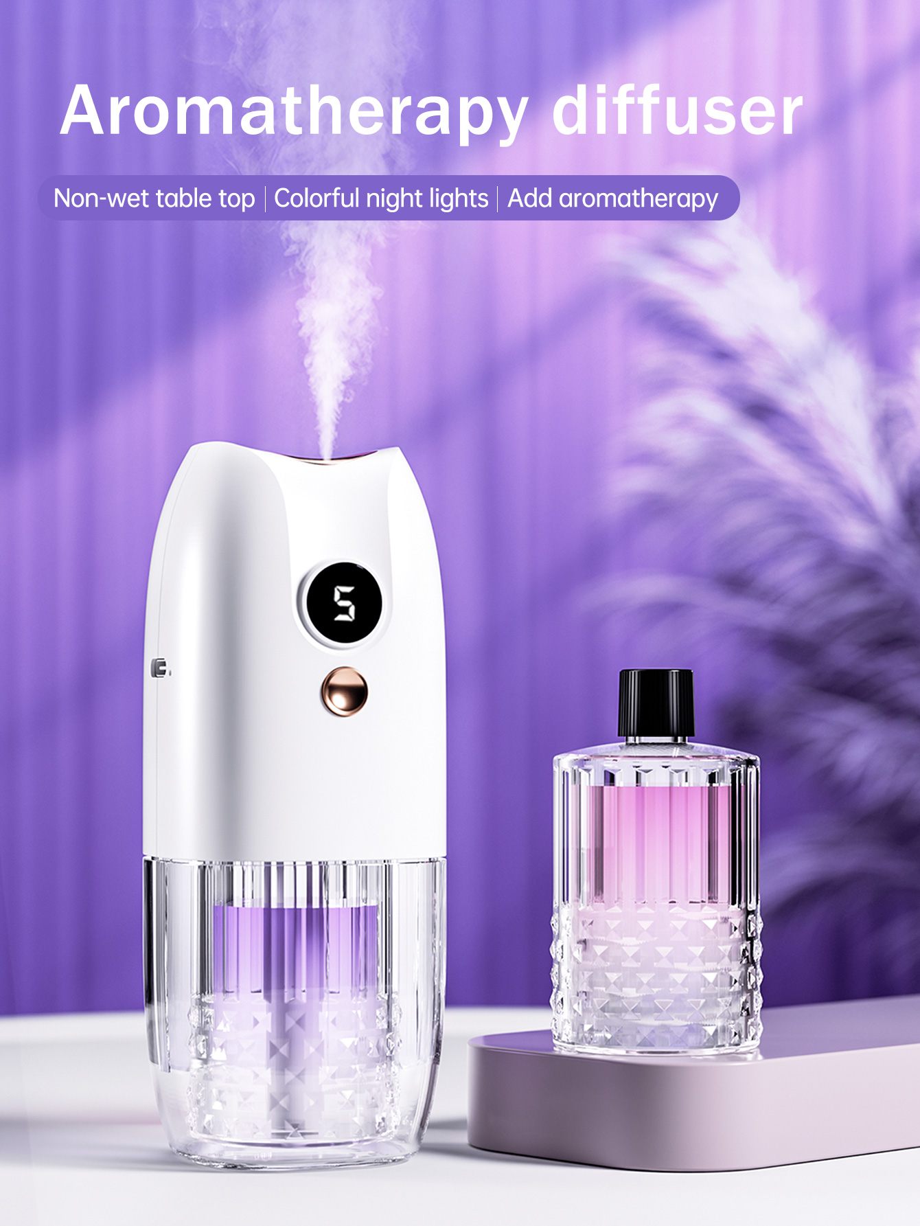 Multi-functional rechargeable  - Car Fragrance Diffuser 评论和价格