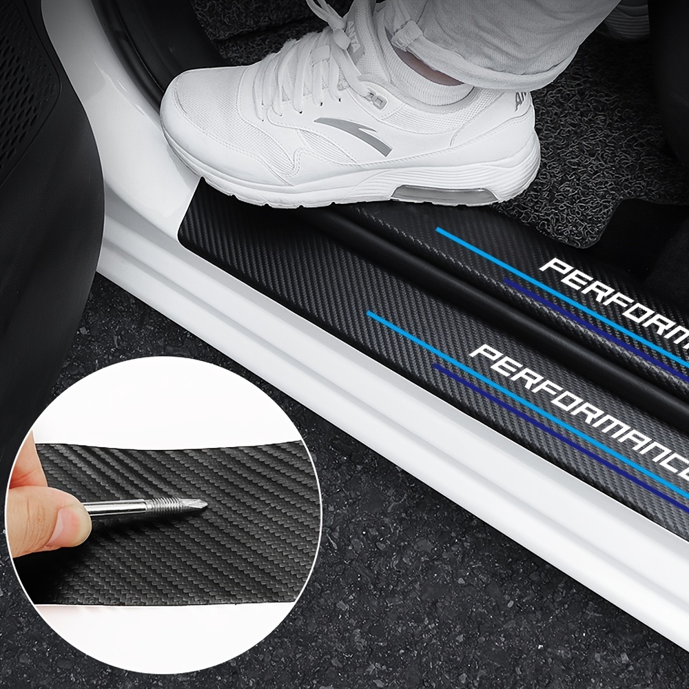 4pcs Carbon Fiber Sill Plate S - Car Accessories Nz 评论和价格