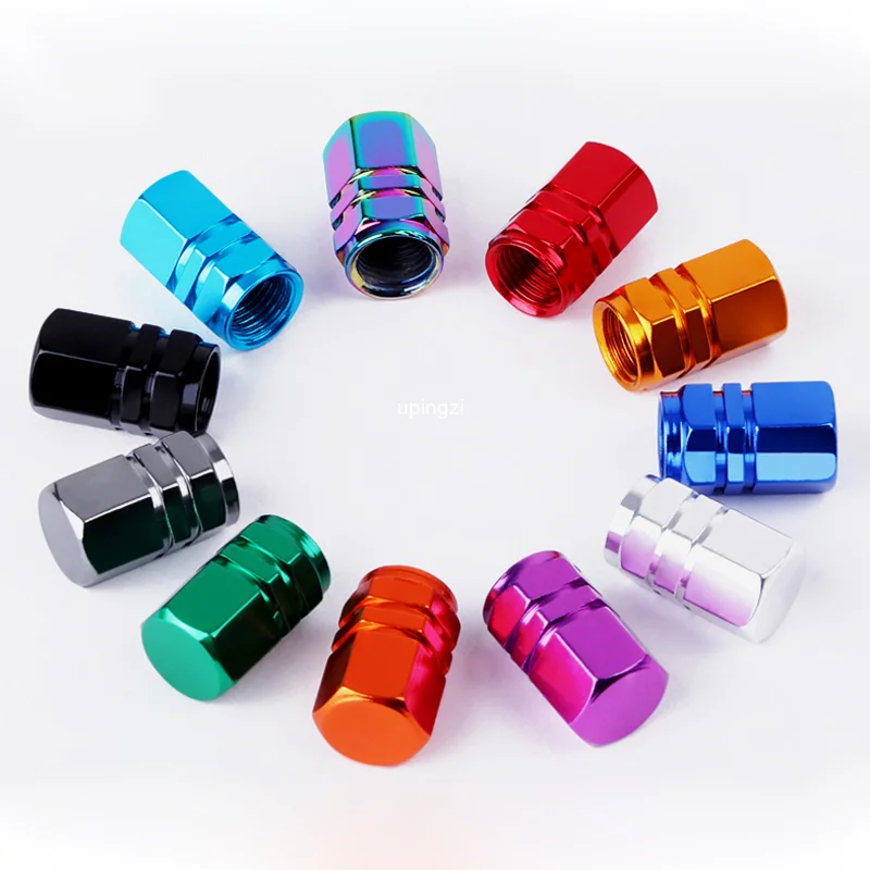 4Pcs Aluminum Tire Valve Caps  - Steering Wheel Cover 评论和价格