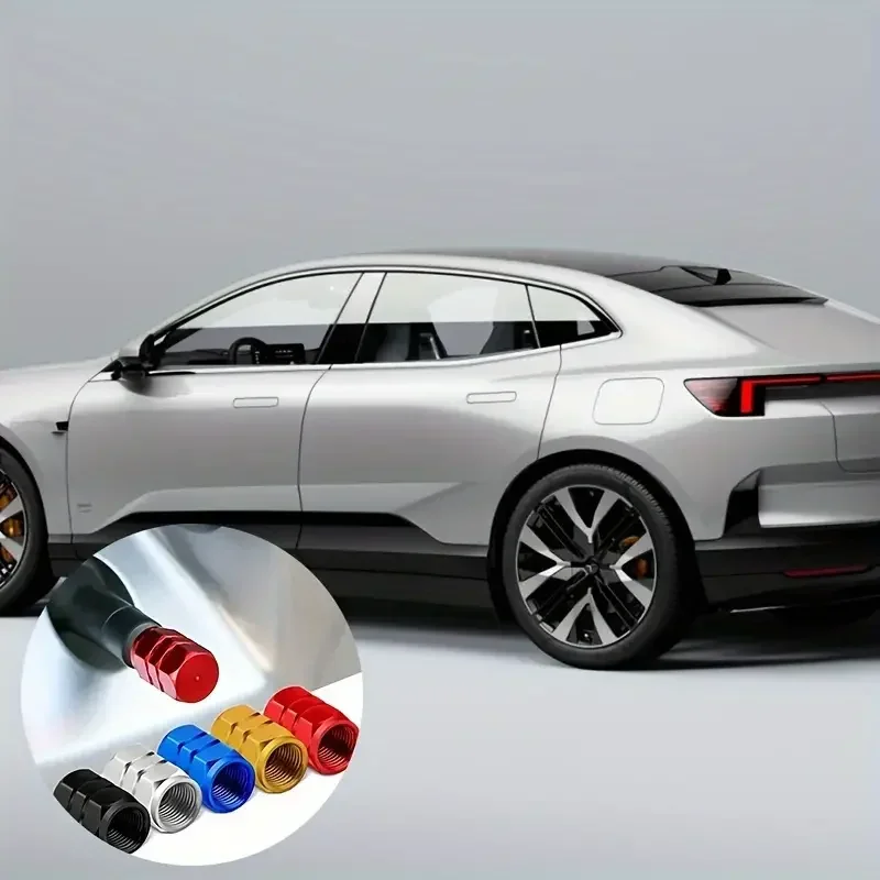 4Pcs Aluminum Tire Valve Caps  - Steering Wheel Cover 评论和价格