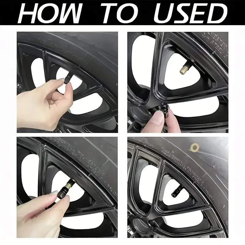 4Pcs Aluminum Tire Valve Caps  - Steering Wheel Cover 评论和价格
