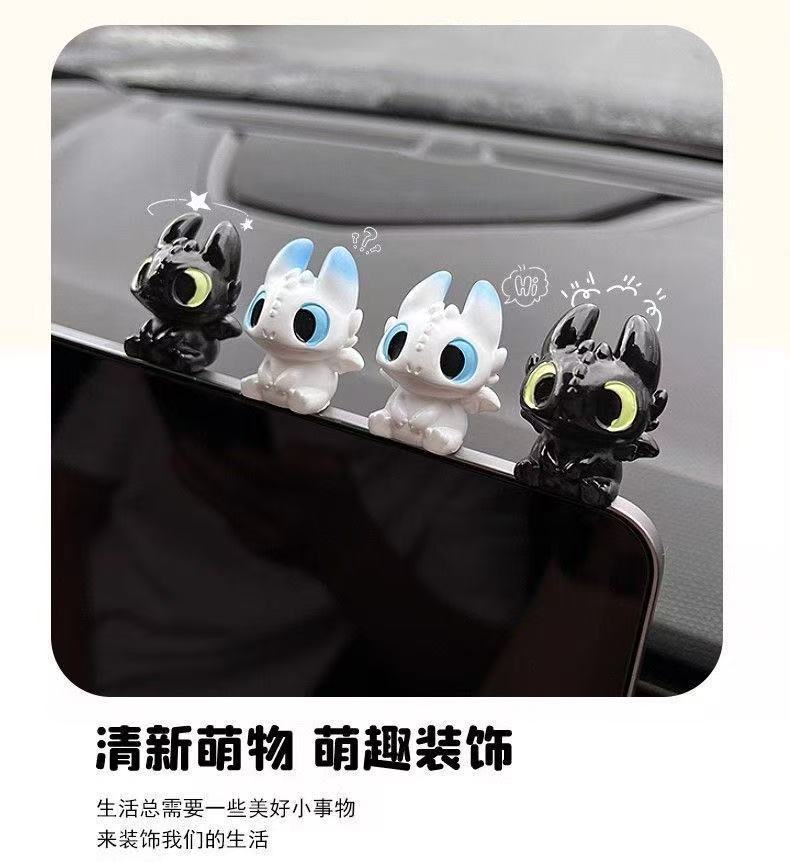 Cute toothless baby doll figur - Car Accessories Toy 评论和价格