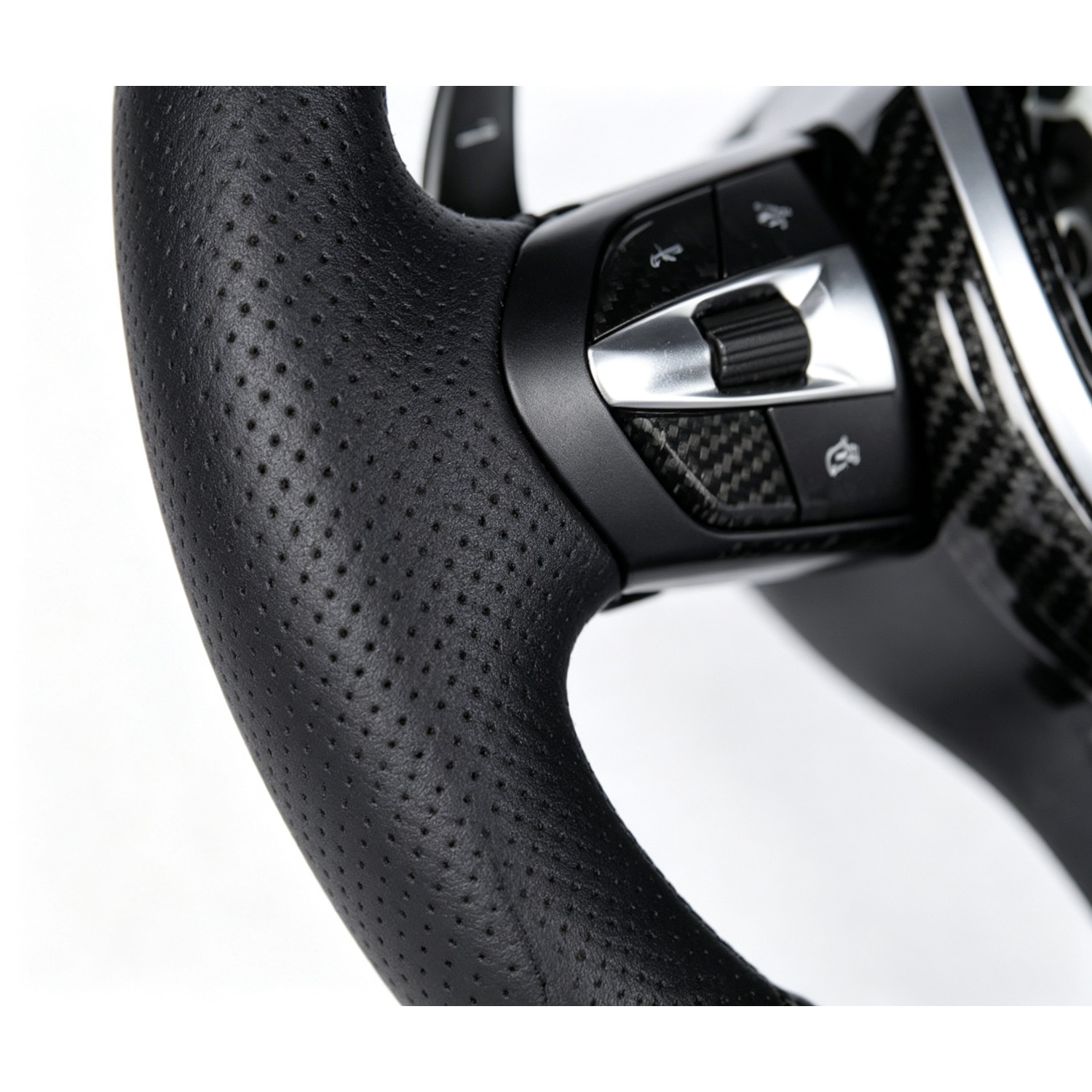 Real Carbon Fiber M Sport Stee - Car Accessories For Steering Wheel 评论和价格