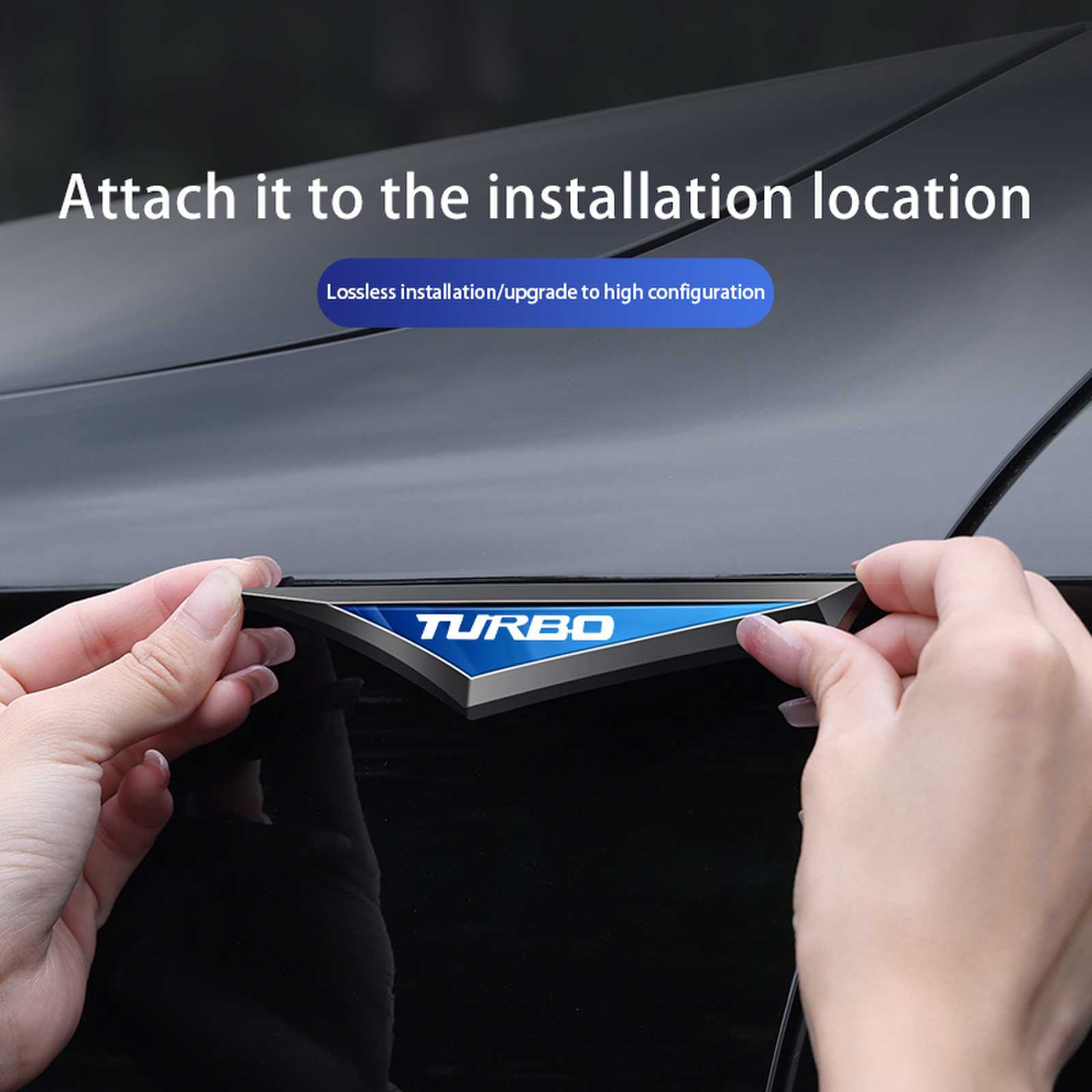New Fashion Turbo Logo Car Met - Car Accessories Unique 评论和价格