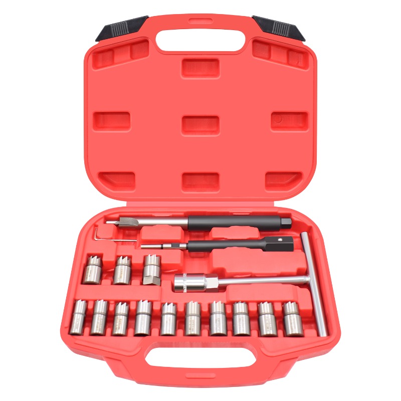 17Pcs Diesel Injector Seat Cut - Fuel Injector Cleaner 评论和价格