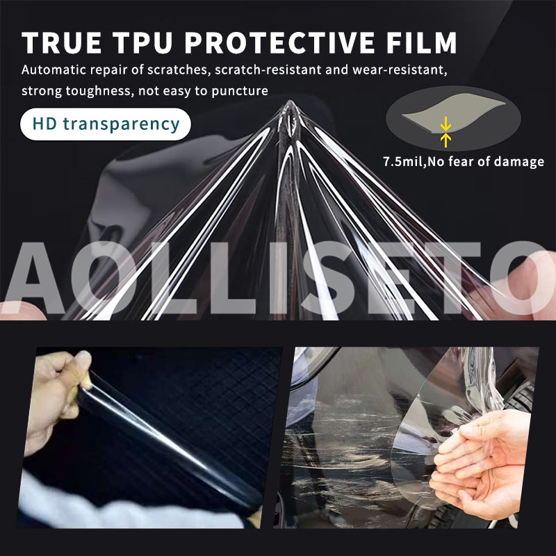 TPU Protective Film Sticker Se - Car Door Handle Protector 评论和价格