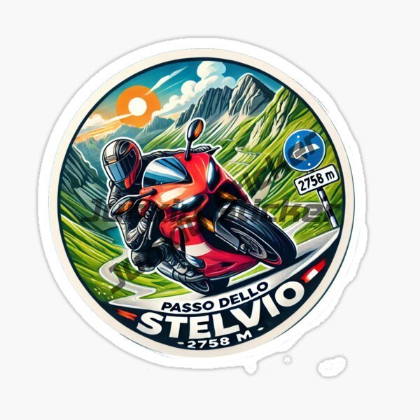 STELVIO PASS ITALIA Car Sticke - Car Accessories Nz 评论和价格