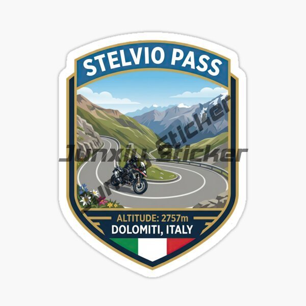 STELVIO PASS ITALIA Car Sticke - Car Accessories Nz 评论和价格