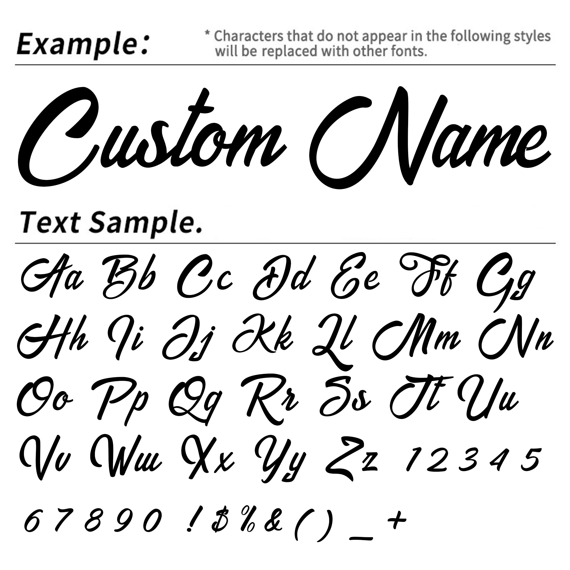 2PCS Custom Cursive Name Vinyl - Car Accessories Nz 评论和价格