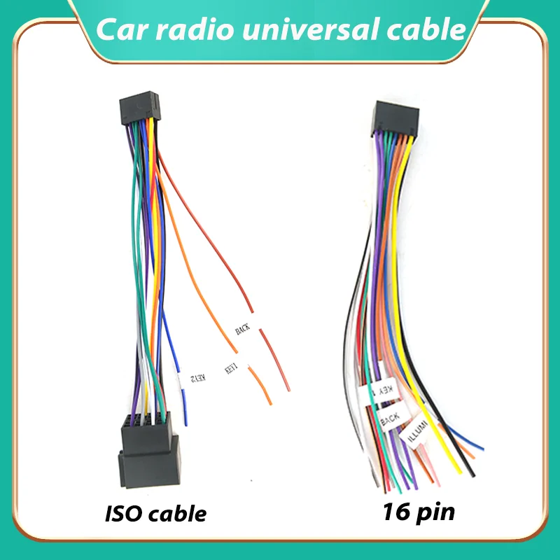 16 Pin To ISO Universal Power  - Car Accessories Usa 评论和价格