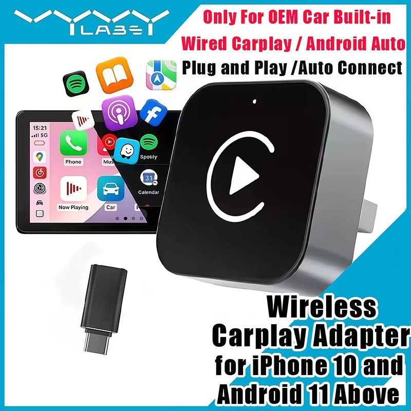 2-in-1 Wireless CarPlay Adapte - Car Accessories Usa 评论和价格