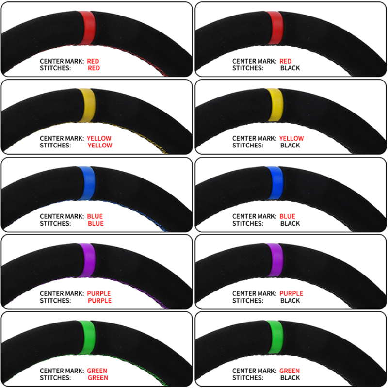 Suede Racing Steering Wheel Su - Car Accessories For Steering Wheel 评论和价格