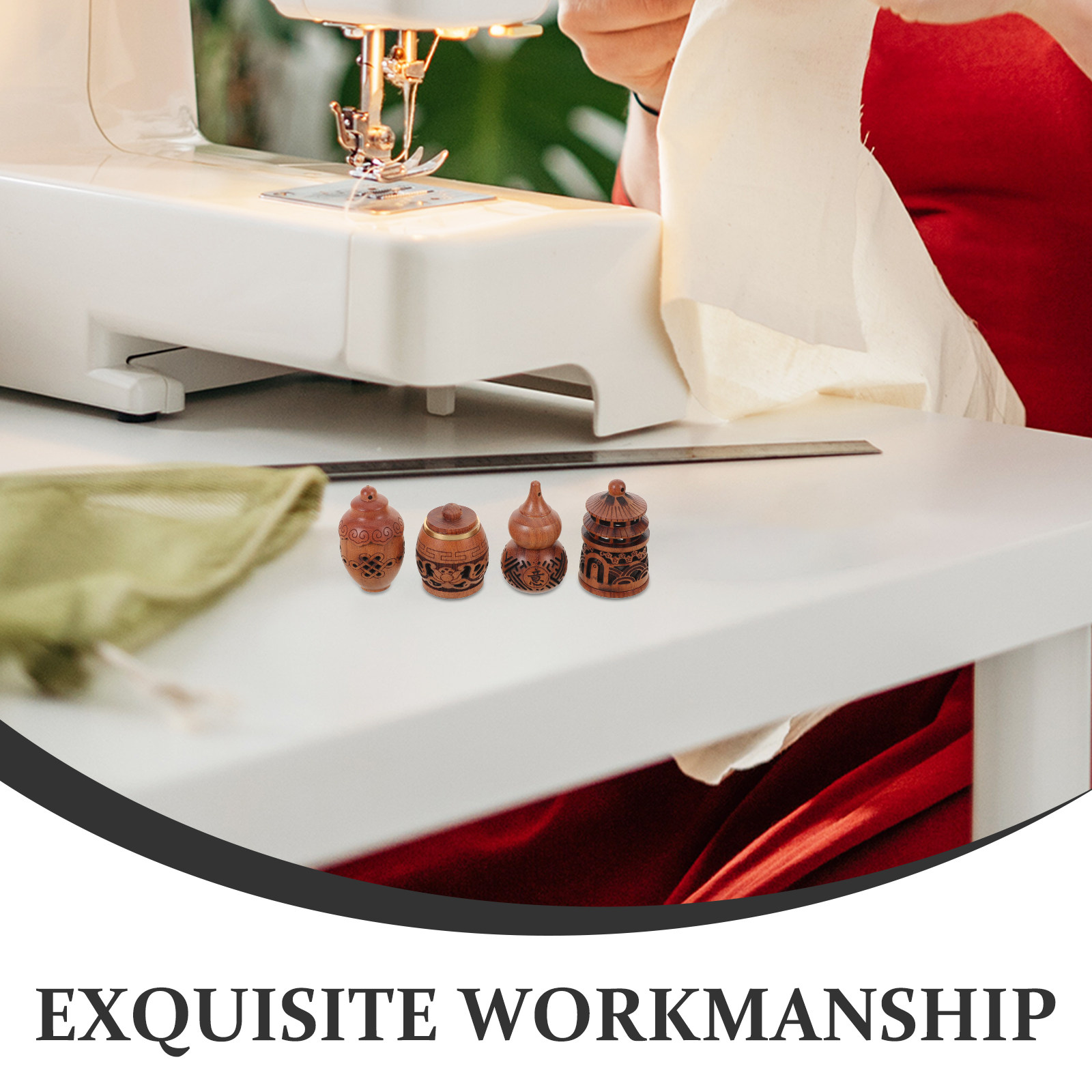 4Pcs Wooden Hollow Carved Diff - Car Fragrance Diffuser 评论和价格