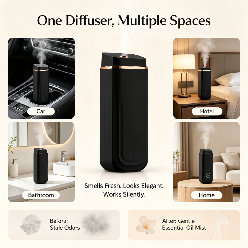 Rechargeable Automatic Aroma D - Car Fragrance Diffuser 评论和价格