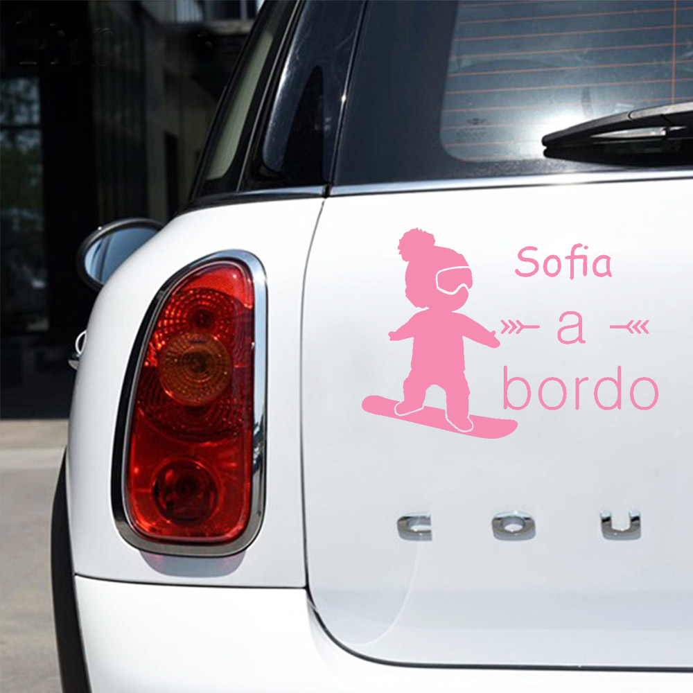 1pc Vinyl baby a bordo colorfu - Car Accessories Toy 评论和价格
