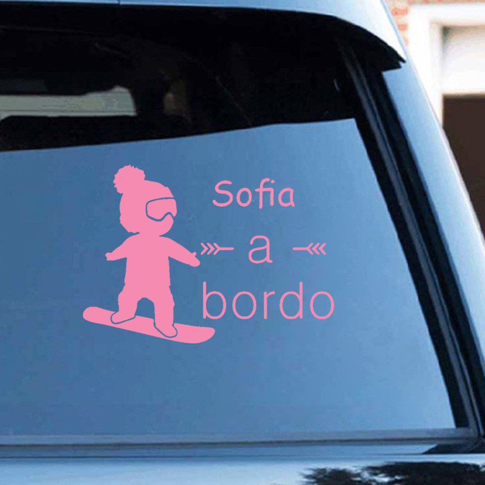1pc Vinyl baby a bordo colorfu - Car Accessories Toy 评论和价格
