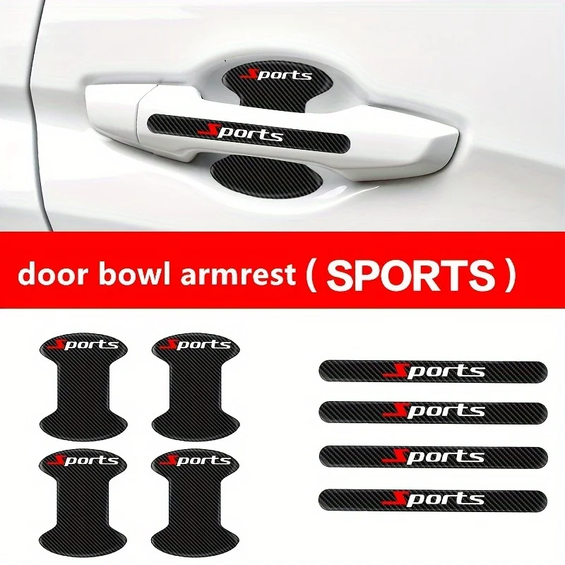 8Pcs/Set Car Door Handle Prote - Car Door Handle Protector 评论和价格