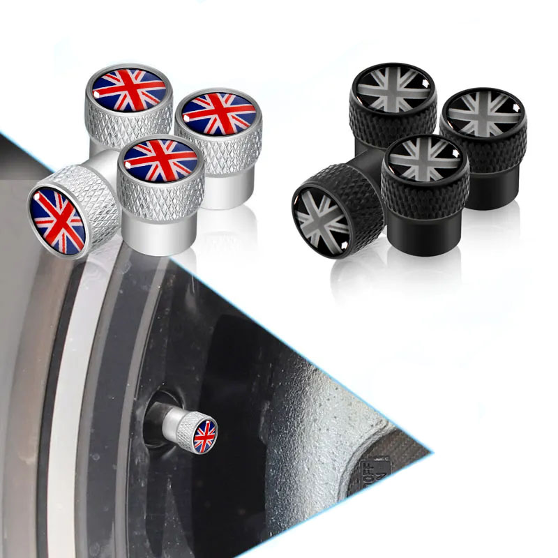 4Pcs/set UK Car Metal Badge Wh - Car Accessories Uk 评论和价格