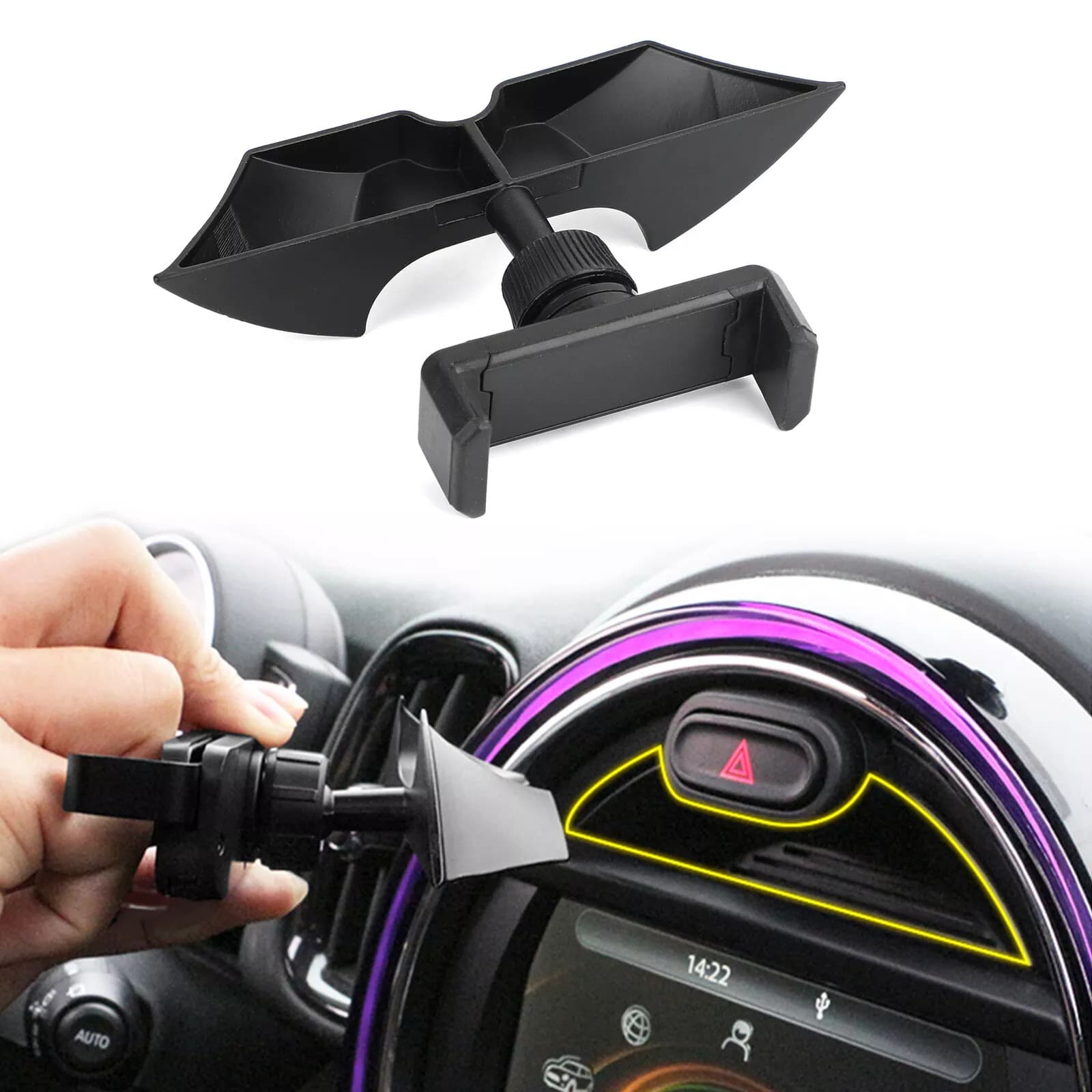 Metal Car Front Mount Phone St - Car Accessories Uk 评论和价格