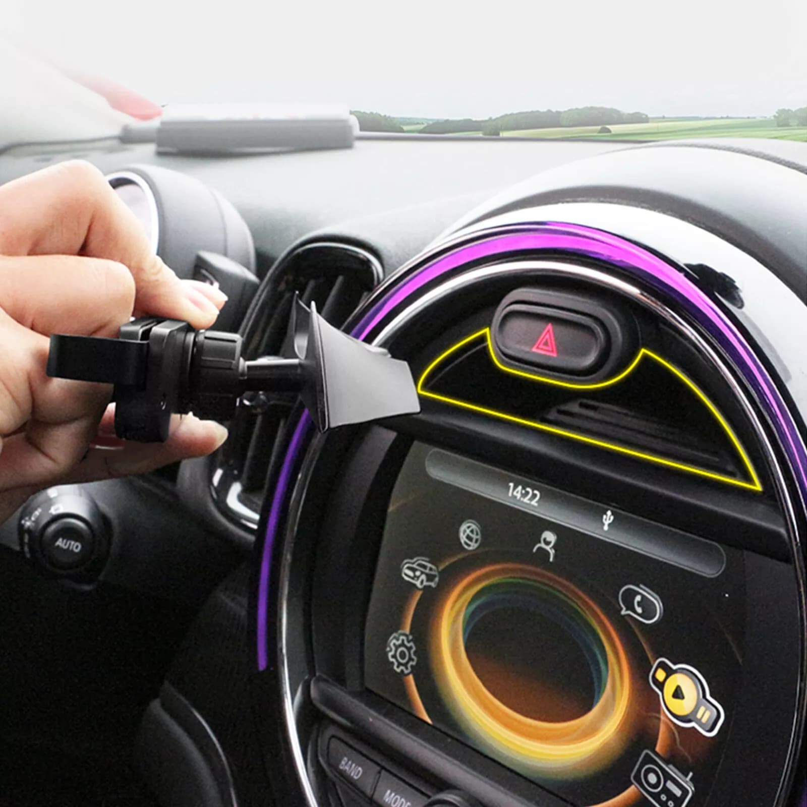 Metal Car Front Mount Phone St - Car Accessories Uk 评论和价格