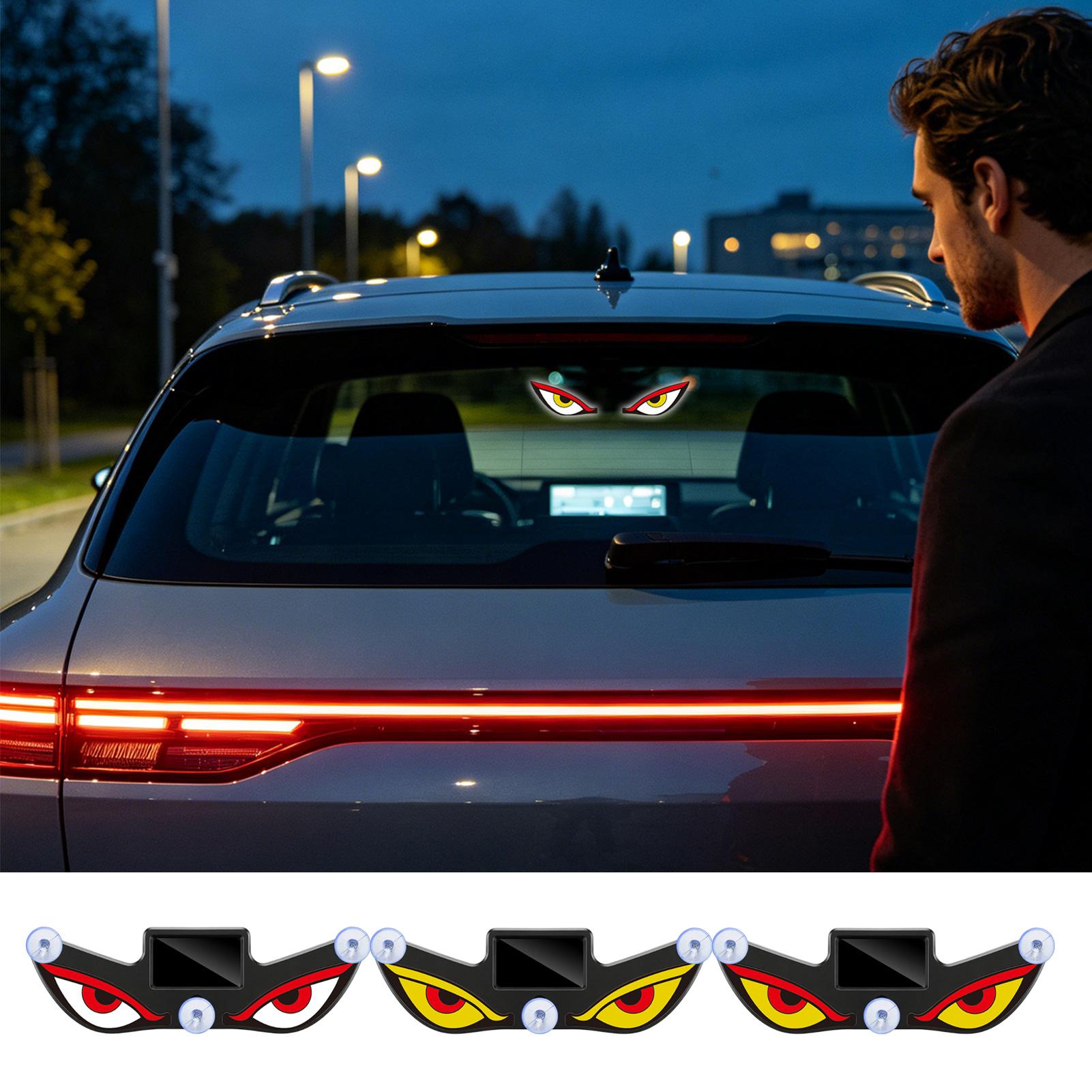 Solar LED Eye Shape Light Wate - Car Accessories Unique 评论和价格