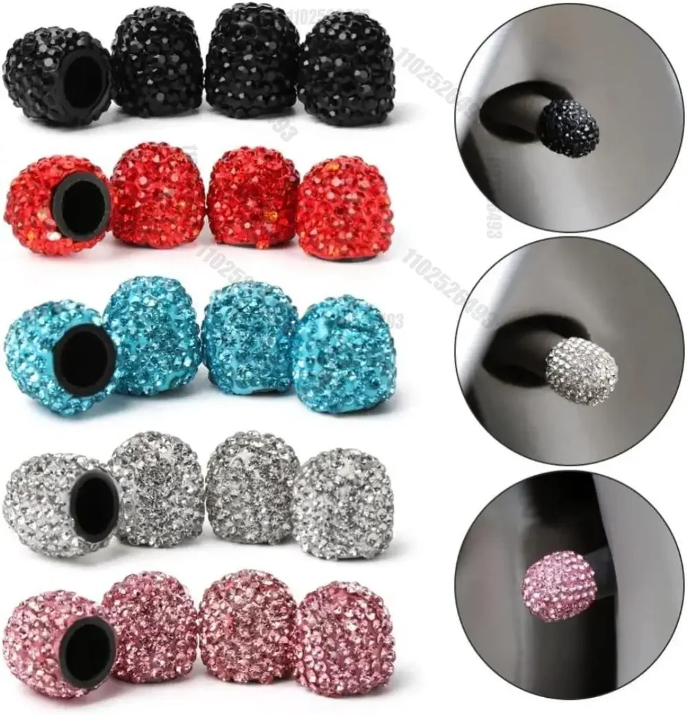 2/4PCS Diamond Car Tire Valve  - Steering Wheel Cover 评论和价格