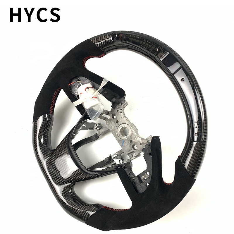 Custom Car Interior LED Carbon - Steering Wheel Cover 评论和价格