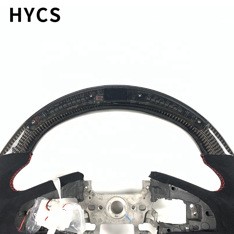Custom Car Interior LED Carbon - Steering Wheel Cover 评论和价格