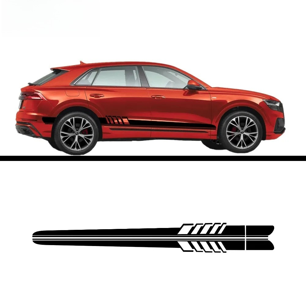 Car Side Stripe Vinyl Decal St - Car Accessories Unique 评论和价格