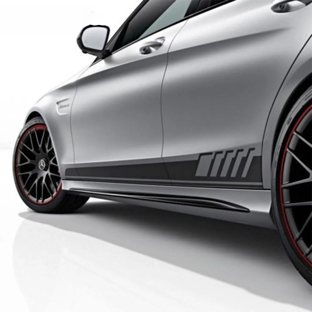 Car Side Stripe Vinyl Decal St - Car Accessories Unique 评论和价格