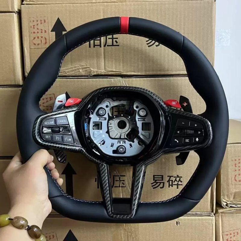 Upgraded Leather For BMW 3 4 5 - Car Accessories For Steering Wheel 评论和价格